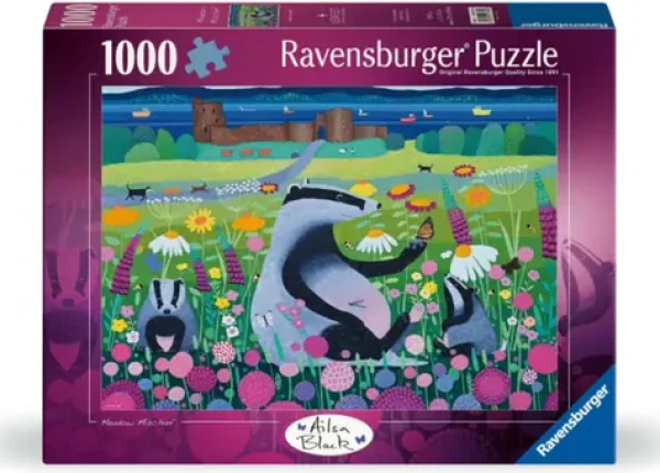 Ravensburger 120017530 Rošťárny mezi květinami 1000 dílků
