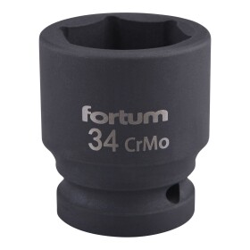 FORTUM 4703034 Gola hlavice rázová 3/4", 34mm, CrMoV