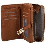 Stylová dámská koženková peněženka Coveri Anya, hnědá