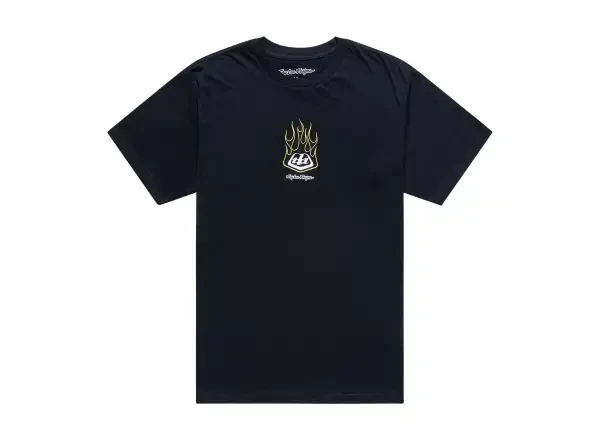 Troy Lee Designs Flame 2 pánské triko krátký rukáv Black vel. XL