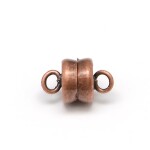 Magnetické zapínání - měděné - 11 x 6 mm - 1 ks