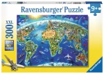 Ravensburger Puzzle Mapa světových památek XXL