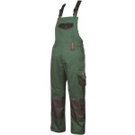 Montérkové kalhoty s laclem PRE100 H9502 zelená-černá 64 zelená/černá