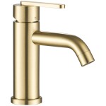 Baterie umyvadlová Rea Ontario zlatá kartáčovaná