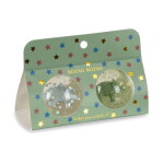 Konges Sløjd Třpytivý hopík Glitter Dino – set 2 ks, zelená barva, plast