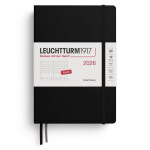 Daily Planner 2026 Medium (A5) Black