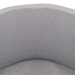 PLUSH NEST PLUSH NEST Suchý bazén kulatý Bavlna světle šedý Ø 90 × 30 cm s 200 míčky