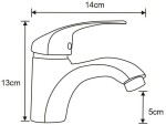 MEXEN/S - Fabia R72 Set umyvadlové a vanové baterie s příslušenstvím, chrom 746503R72-00