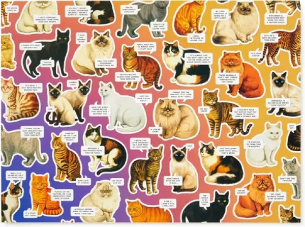 GALISON Puzzle Náladové kočky