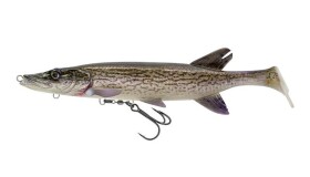 Savage Gear Gumová nástraha 3D Pike Shad Slow Sinking White Pike - 20cm 65g,Savage Gear Gumová nástraha 3D Pike Shad Slow Sinking White Pike - 20cm