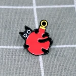 Pinarna.cz Černá kočka na vánoční ozdobě