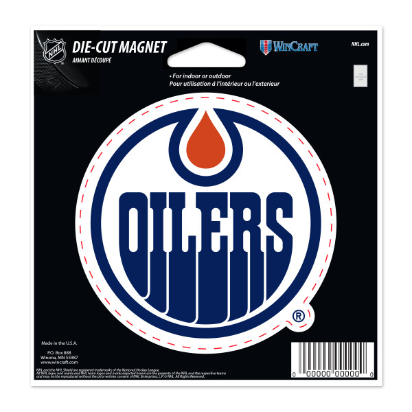 Wincraft Magnet Edmonton Oilers NHL Die Cut Magnet