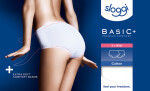 Dámské kalhotky Sloggi Basic+ Midi 2P bílé WHITE 46