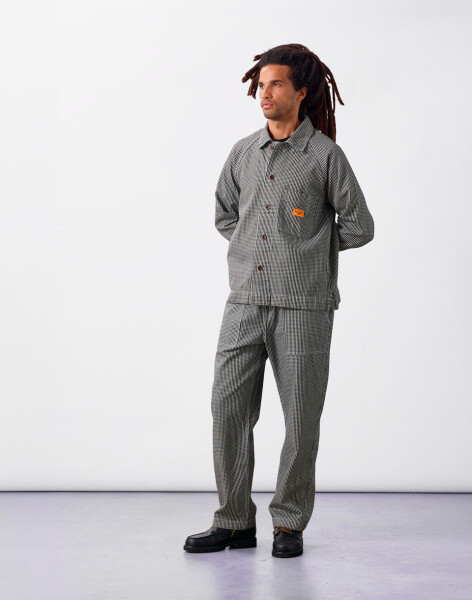 Service Works House Gingham Chef Pants Black L