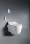 DURAVIT - ME by Starck Závěsné WC pro bideotvé sedátko SensoWash, Rimless, s WonderGliss, alpská bílá 25295900001