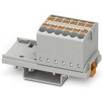 Phoenix Contact 3273022 blok rozvaděče 28.6 mm pružinová svorka šedá 8 ks