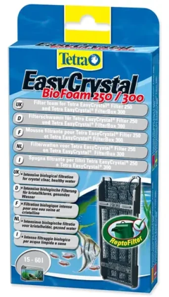 TETRA EasyCrystal BioFoam 250/300 / Filtrační vložka / Náhradní molitanová náplň do akvarijního filtru (A1-151628)