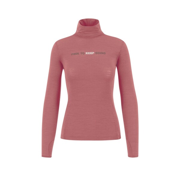 KARPOS W Coppolo Merino High Neck LS, Deco Rose velikost: S