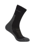 Pánské merino turistické ponožky ICEBREAKER Mens Hike+ Light Crew, Black/Obsidian velikost: 39-41,5 (S)
