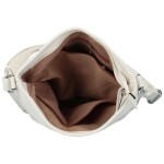 Trendy dámská koženková crossbody kabelka Felisia, bílá