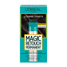 L'Oréal Paris Magic Retouch Permanent 2 Černá, 27+18 ml