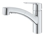 GROHE - QuickFix Start Dřezová baterie s výsuvnou sprškou, chrom 1012400000