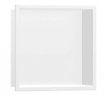 HANSGROHE - XtraStoris Original Výklenek do stěny s rámem, 30x30x10 cm, matná bílá 56061700