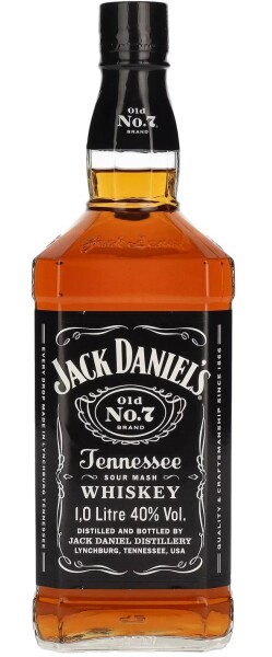 Jack Daniel´s Tennessee Whiskey 40% 1 l (holá láhev)