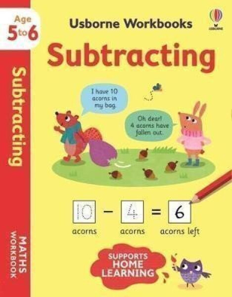 Usborne Workbooks Subtracting 5-6 - Holly Bathie