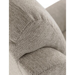 Polohovací křeslo, béžová, látka, TV-4086 LAN2