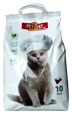Pet Chef Stelivo pro domácí mazlíčky 10 l / Stelivo / Minerální / Pohlcuje pachy a tekutiny (340099)