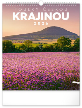 Nástěnný kalendář 2026 NOTIQUE - Toulky českou krajinou, 30 x 34 cm