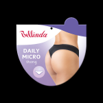 Dámská tanga DAILY MICRO THONG - BELLINDA - černá S