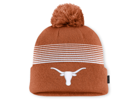 Nike Pánská zimní čepice Texas Longhorns NCAA 2026 On-Field Cuffed Knit with Pom
