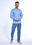 Pyžamo Cornette 124/188 Strong 2 long/r S-2XL pánské modrá XL