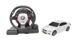 Mamido Autíčko na dálkové BMW M3 1:18 s volantovým ovládáním bílé MT1327