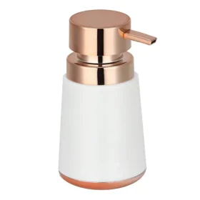 MSV LENA dávkovač mýdla bílý / měděný / plast / 280 ml (3700703901341)