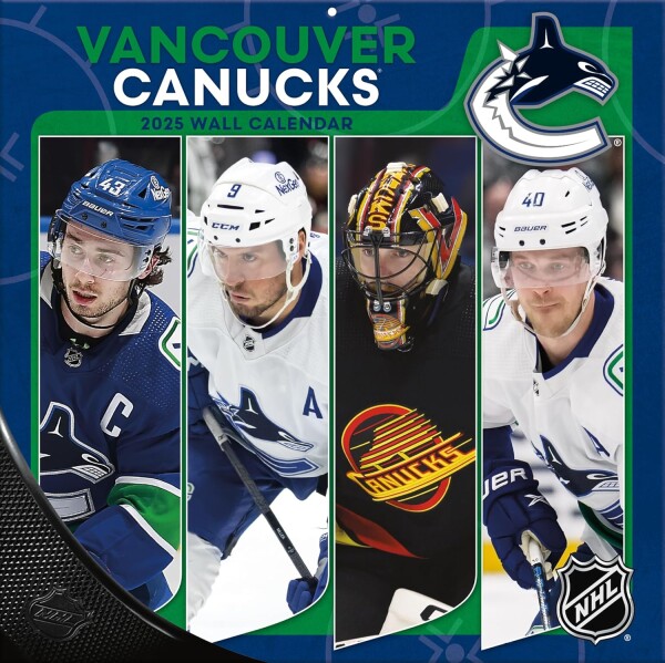 JF Turner Kalendář Vancouver Canucks 2025 Wall Calendar