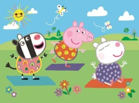 Trefl - Puzzle - Prasátko Peppa: Cvičení