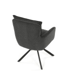 Jídelní židle, šedá, manšestrová látka, HC-X1128 GREY2