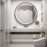 REA - Zrcadlo LED 100cm MMJ Black HOM-05549