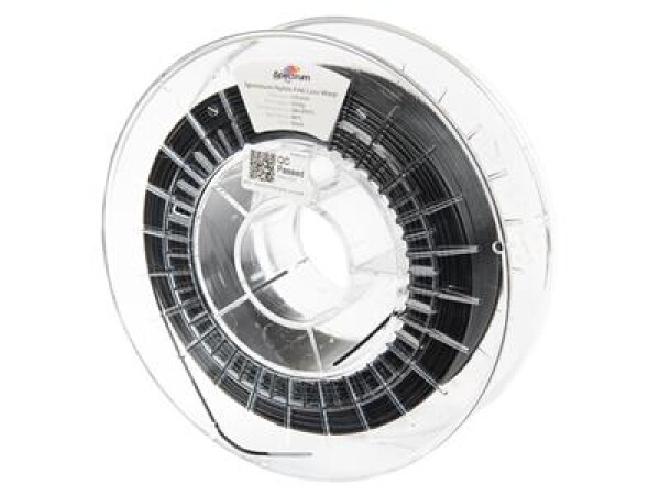 Filament Spectrum Nylon PA6 Low Warp 1.75mm BLACK 0.5kg