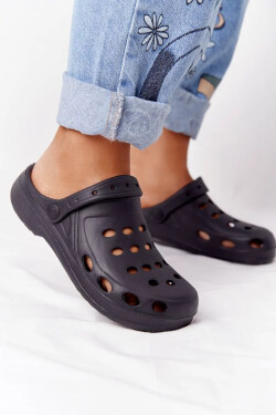 Dámské Nazouváky Černé Pěnové Crocsy EVA 41