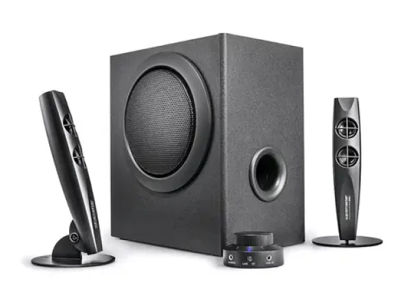 Wavemaster STAX BT černá / reproduktory / 2.1 / Bluetooth / 3.5mm jack / RMS 46W / dálkové ovládání (66211)