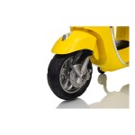 Mamido Dětský elektrický skútr Vespa ROMA žlutý