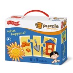 Far Far Land Puzzle činnosti trojice 8 obrázků, Far Far Land, W022259