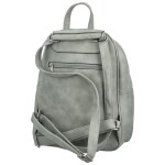 Trendy dámský koženkový kabelko-batoh Renie, šedý