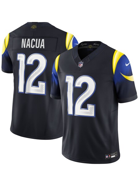 Nike Pánský dres Los Angeles Rams NFL Puka Nacua #12 Rivalries Limited Midnight Velikost: S