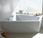 DURAVIT - Paiova Vana asymetrická, 170x100 cm, s panelem, levá, bílá 700264000000000