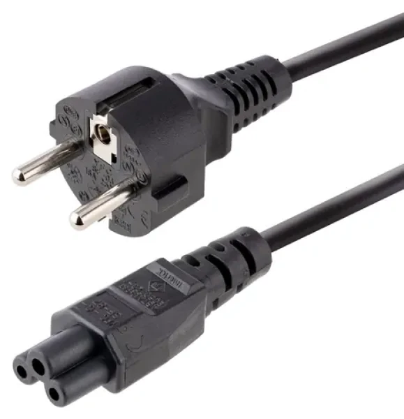 StarTech Napájecí kabel Schuko-C5 černý / Napájecí kabel / 3 m / 250 V / 2,5 A (753E-3M-POWER-LEAD)